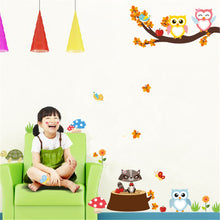 Load image into Gallery viewer, Forest Tree Branch Animal Wall Sticker