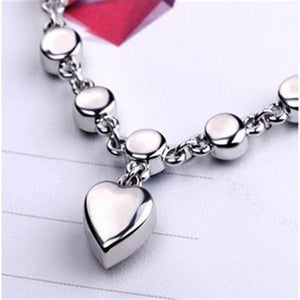 Heart-shaped Crystal Bracelet