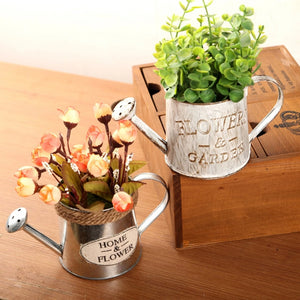Iron Flower Bucket Pot