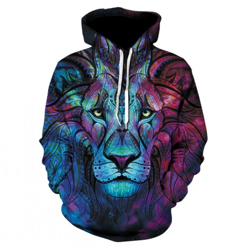 Lion Hoodies Blue Nebula🎇🎇