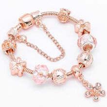 Load image into Gallery viewer, Luxury Bracelet Unique Rose Gold Crystal Charm