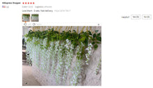Load image into Gallery viewer, Silk Wisteria Flower Vines