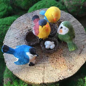 Mini Birds Fairy Garden Decorations