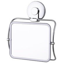 Load image into Gallery viewer, Wall Mounted Chrome Square Mirror For Bathroom
