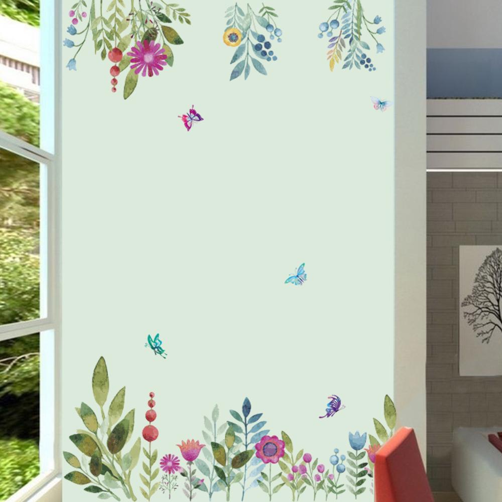 Colorful Spring Flower Wall Sticker – Gardens Gadgets And Home Decor