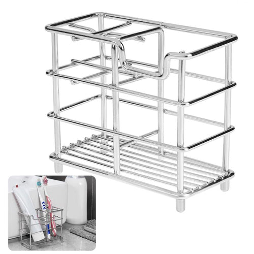 Stainless Steel Toothbrush Holder . Razor , Comb Holder, Household,  Bathroom Organizer,