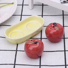 Load image into Gallery viewer, Apple Ceramic Salt Pepper Shakers Set