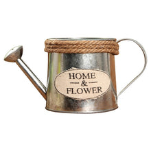 Load image into Gallery viewer, Iron Flower Bucket Pot