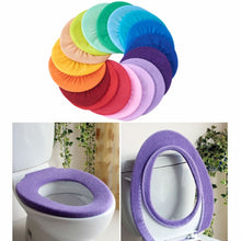 Load image into Gallery viewer, Washable Soft Toilet Seat Cover